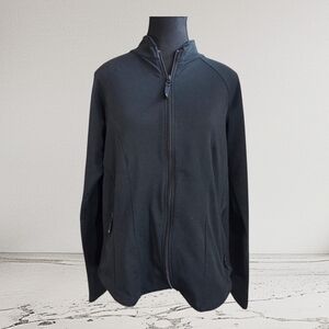 Danskin Womans Black Yoga Jacket Size L